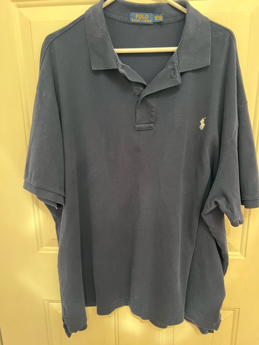 Polo by Ralph Lauren Men's Dark Navy Short-Sleeve Polo with Embroidered Pony